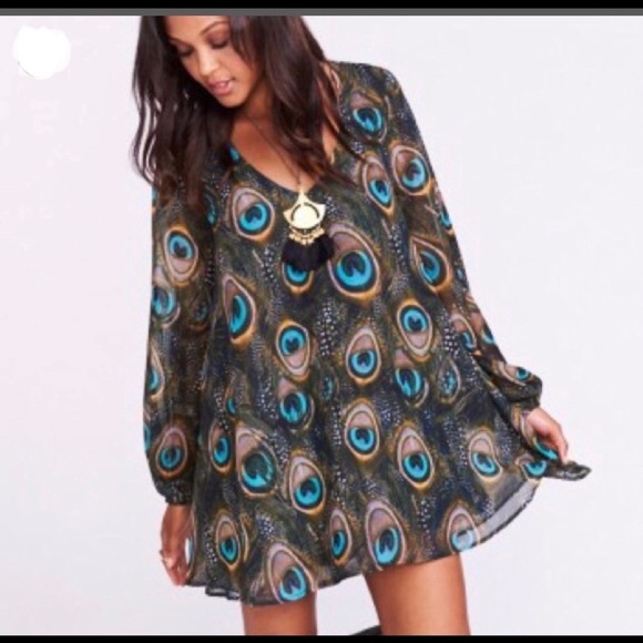 Show Me Your MuMu Dresses & Skirts - SMYM Donna Michelle Peacock Dress/Tunic NWT